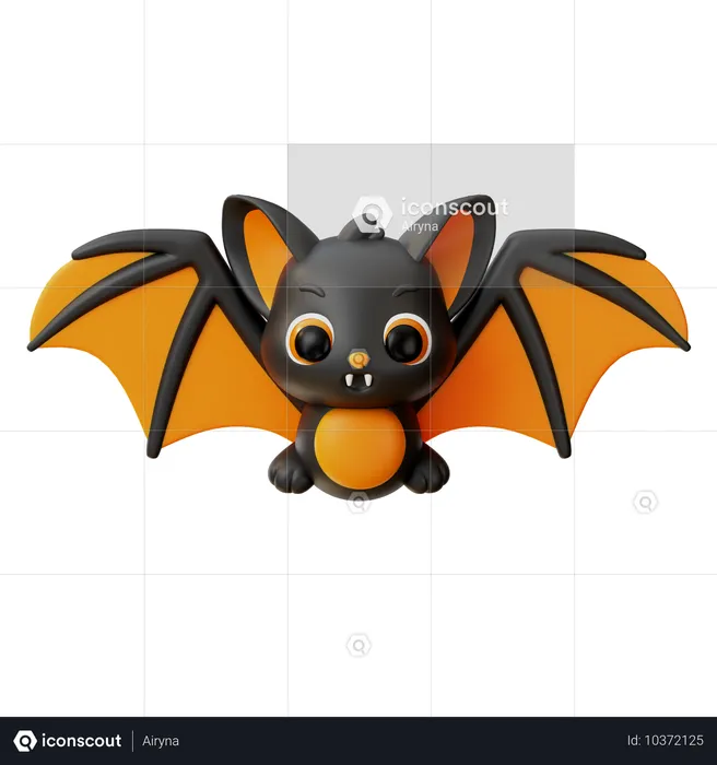 Bat  3D Icon