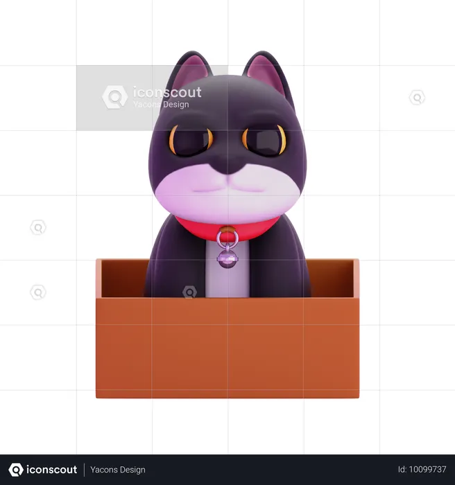 Bat Cat  3D Icon
