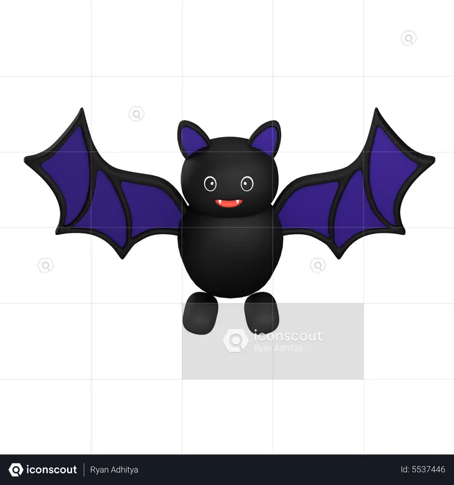 Bat Halloween  3D Icon