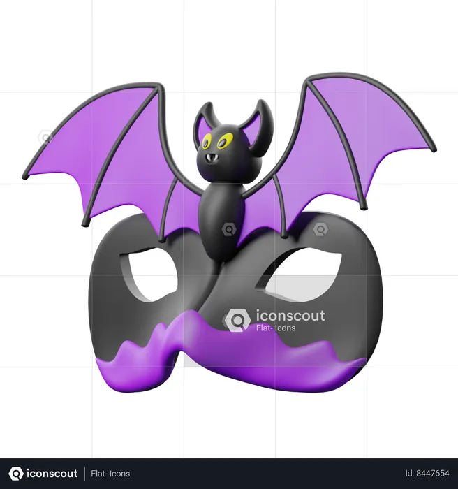 Bat Mask  3D Icon