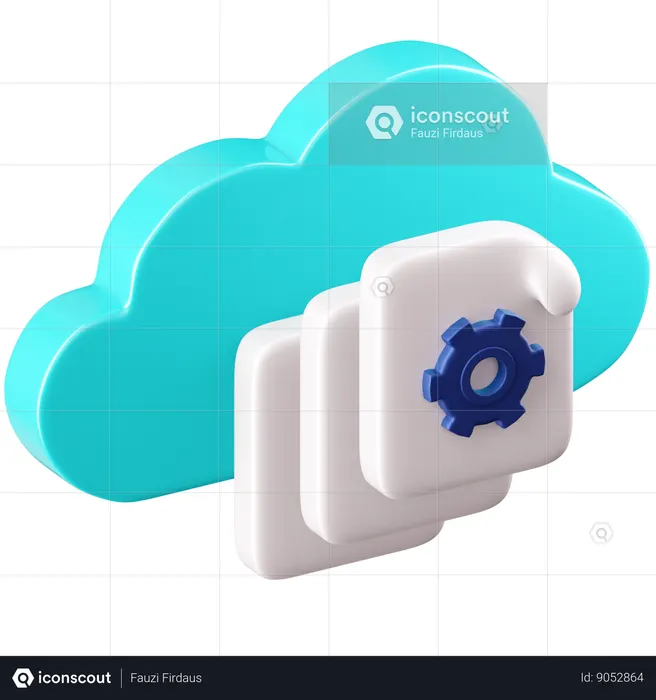 Batch Processing  3D Icon