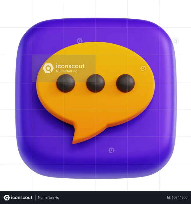 Bater papo  3D Icon