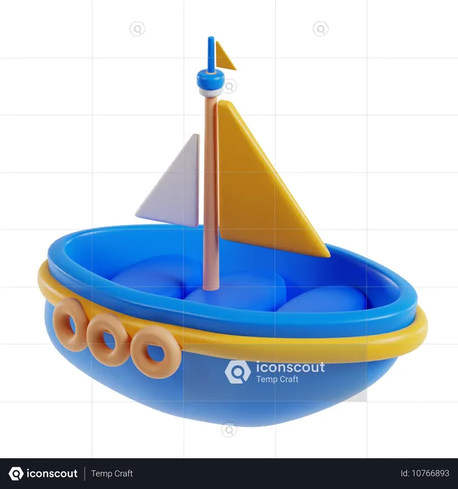 Bateau  3D Icon