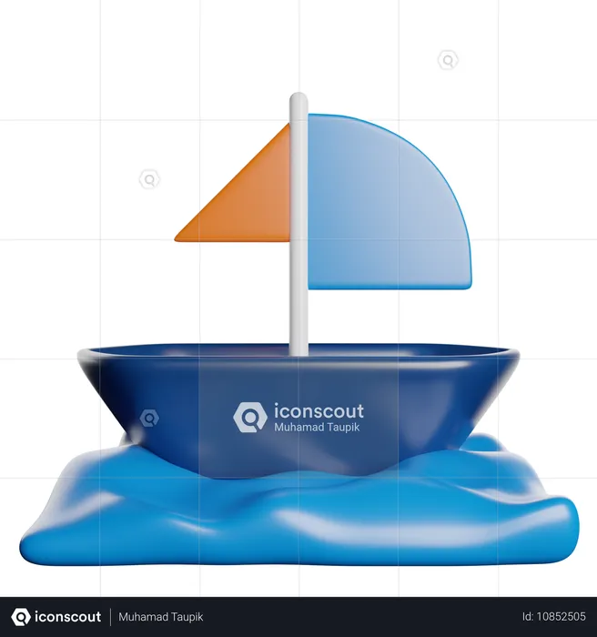 Bateau  3D Icon