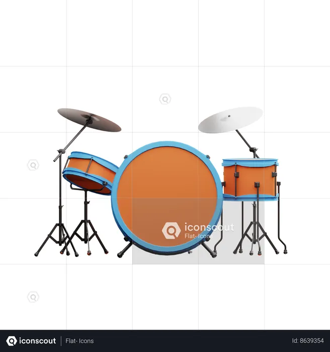 Bateria  3D Icon