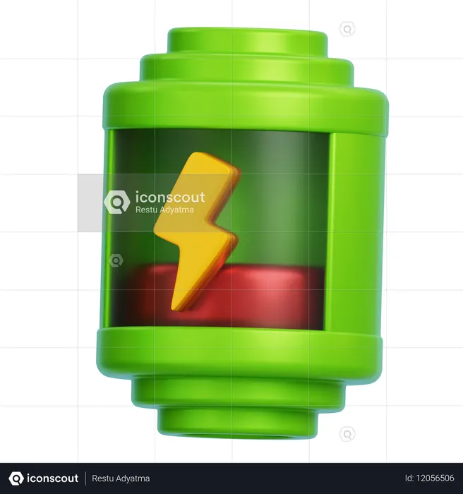 Batería baja  3D Icon