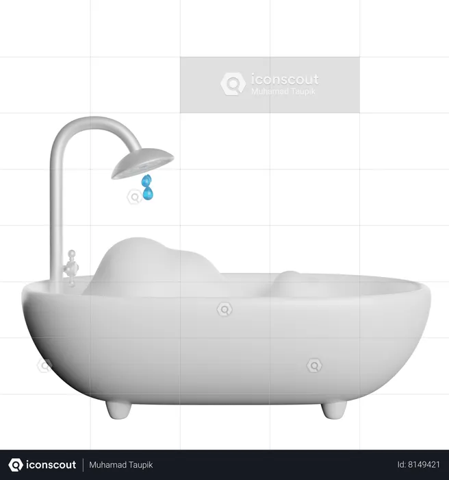 Bath  3D Icon