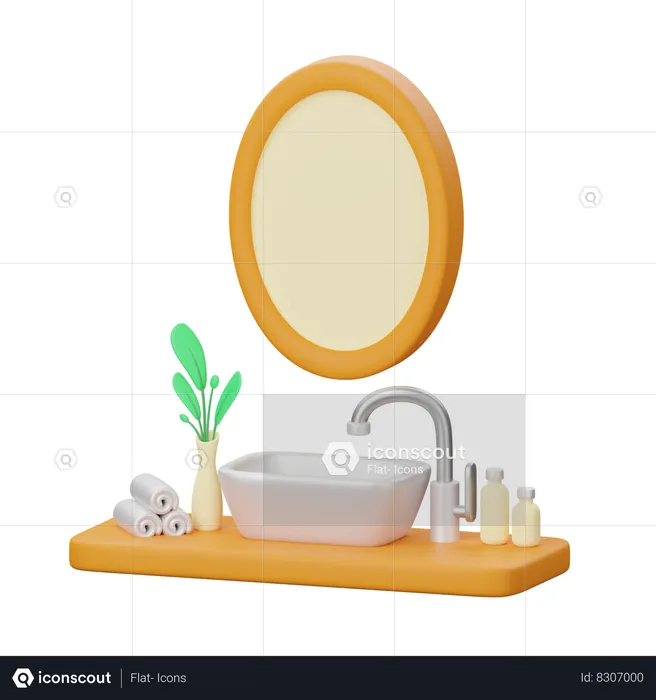 Bathroom Essentials  3D Icon