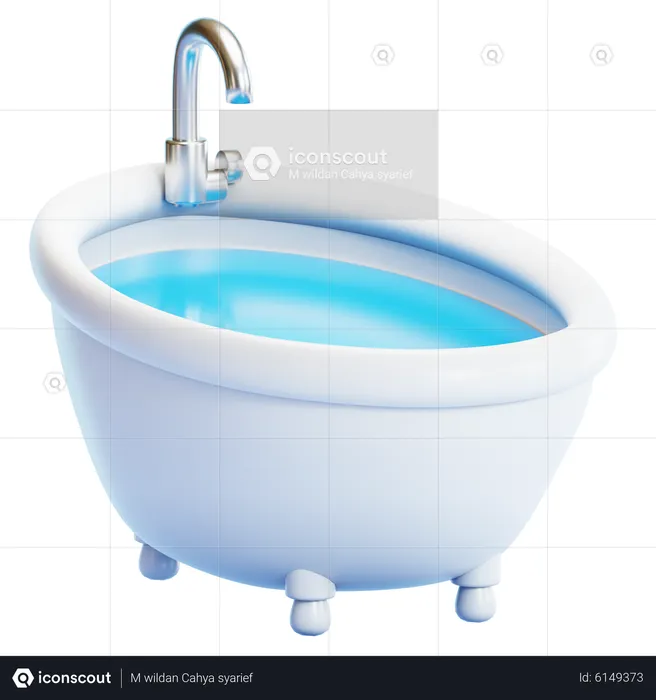 BATHTUB  3D Icon