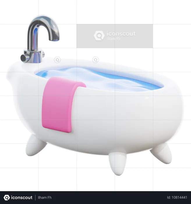 Bathtub  3D Icon