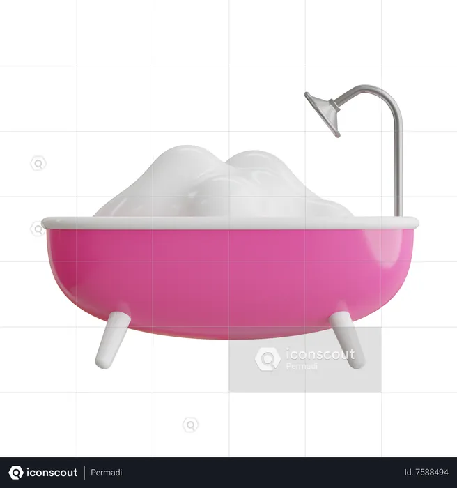 Bathtub  3D Icon