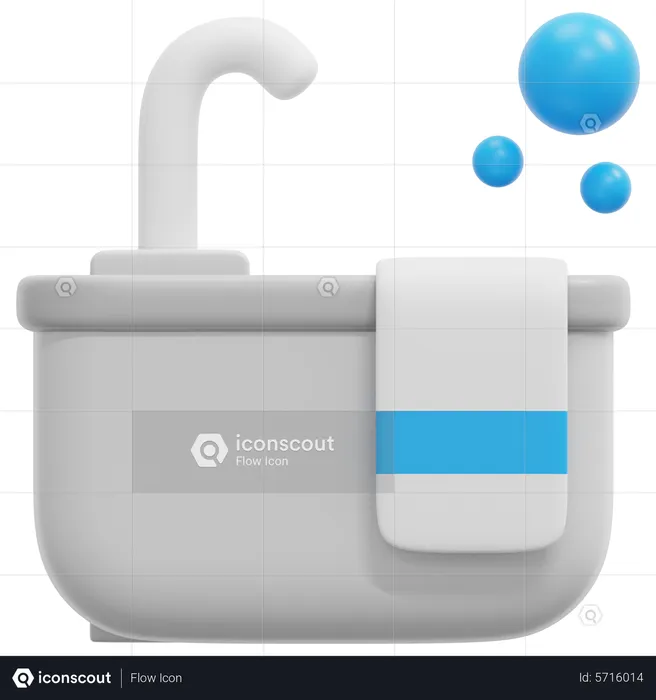 Bathtub  3D Icon