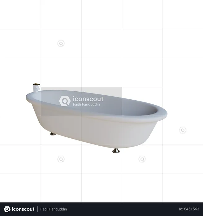 Bathtub  3D Icon