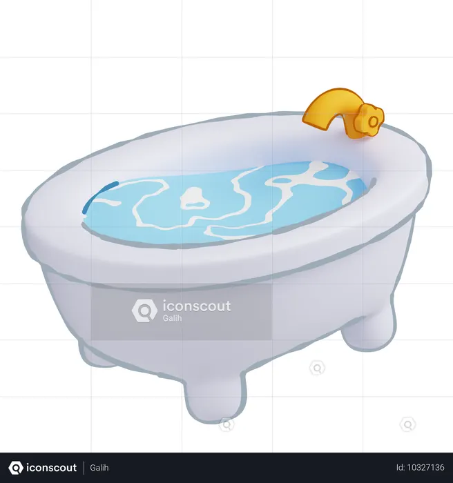 Bathtub  3D Icon