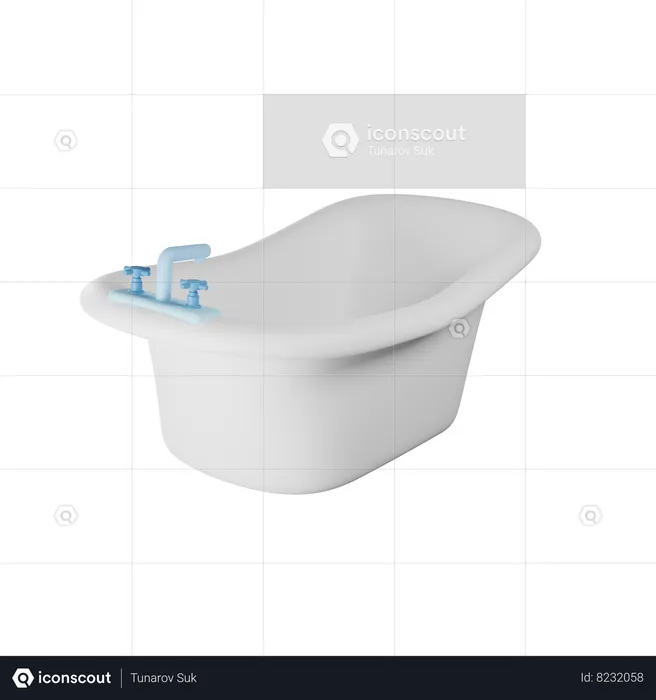 Bathtub  3D Icon