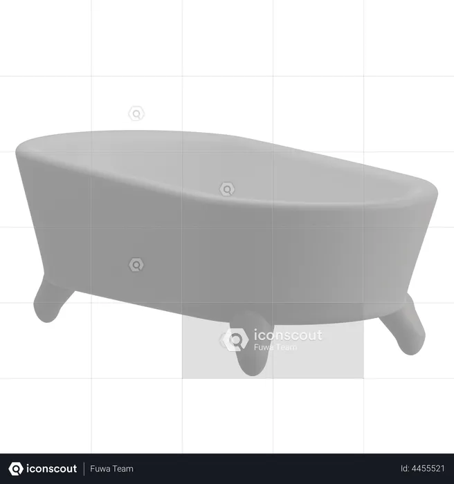 Bathtub  3D Illustration