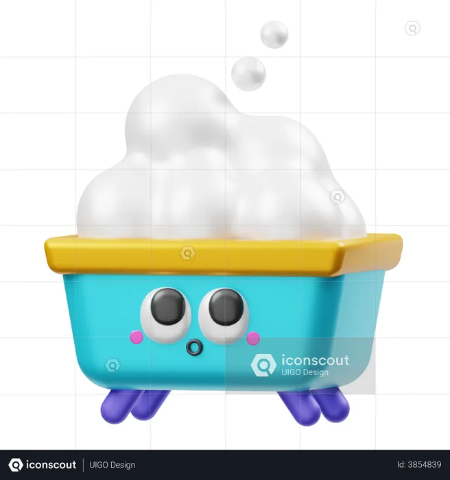Bathub  3D Illustration