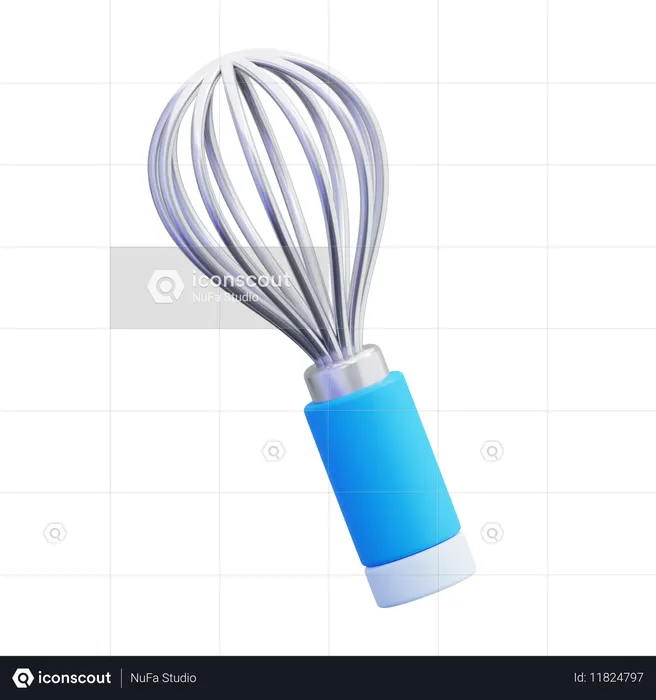 Batidor herramienta de cocina  3D Icon