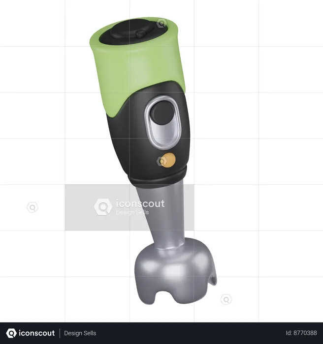 Batidora de mano  3D Icon