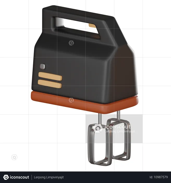 Mezclador eléctrico  3D Icon