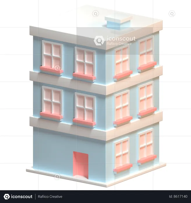 Bâtiment  3D Icon