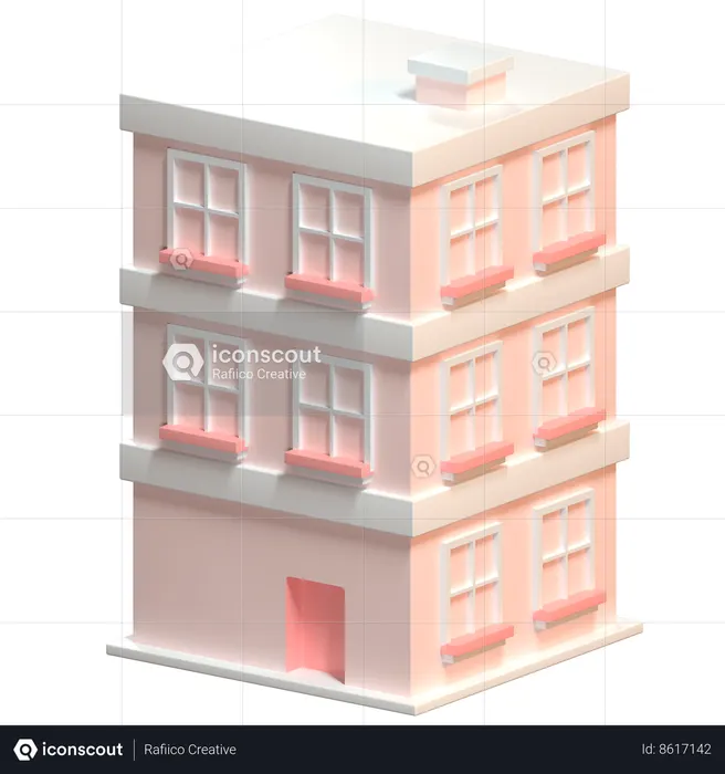 Bâtiment  3D Icon