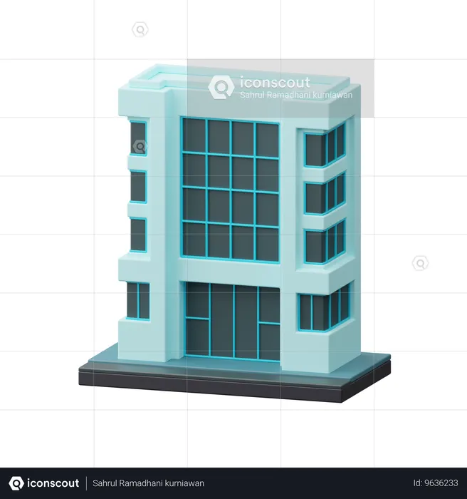 Bâtiment de l'entreprise  3D Icon