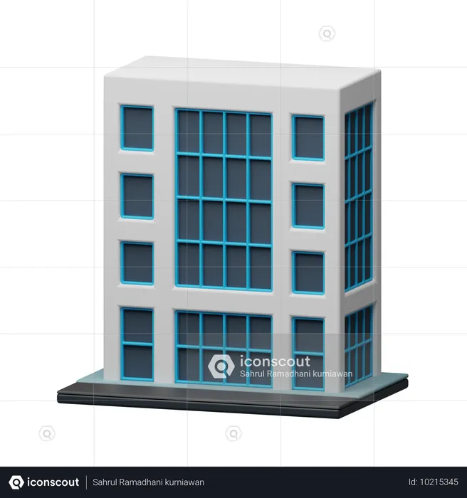 Bâtiment de l'entreprise  3D Icon