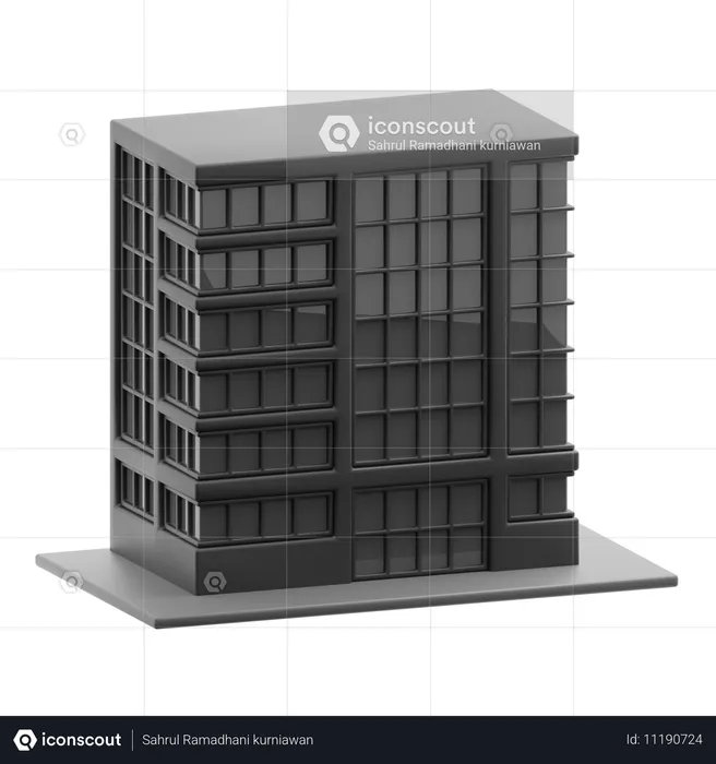 Bâtiment de l'entreprise  3D Icon