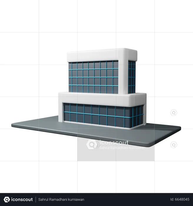 Bâtiment de l'entreprise  3D Icon