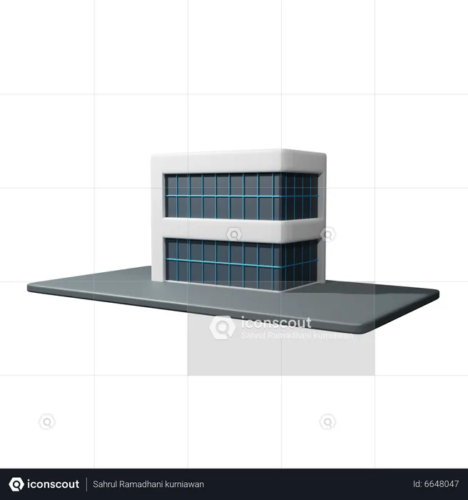 Bâtiment de l'entreprise  3D Icon