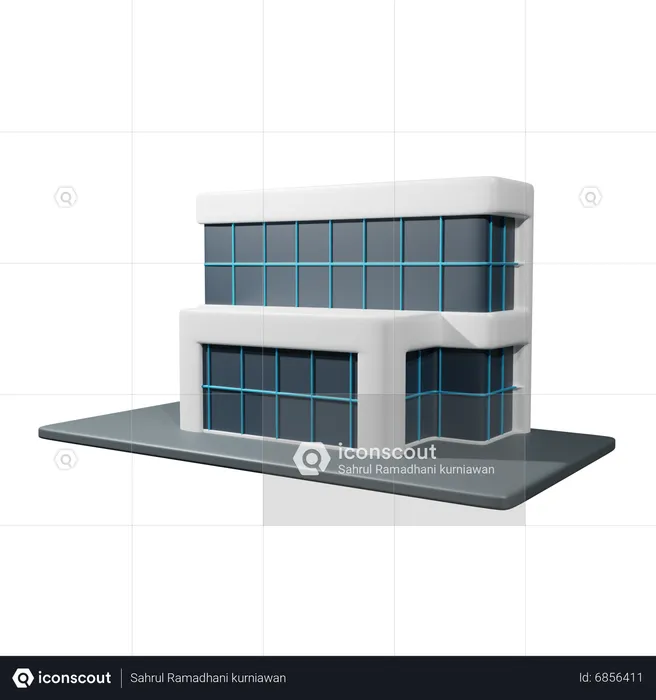 Bâtiment de l'entreprise  3D Icon