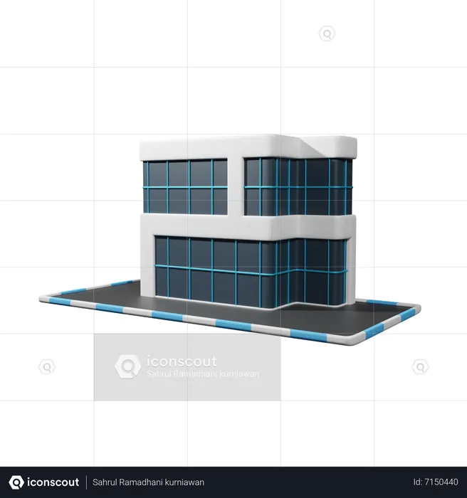 Bâtiment de l'entreprise  3D Icon