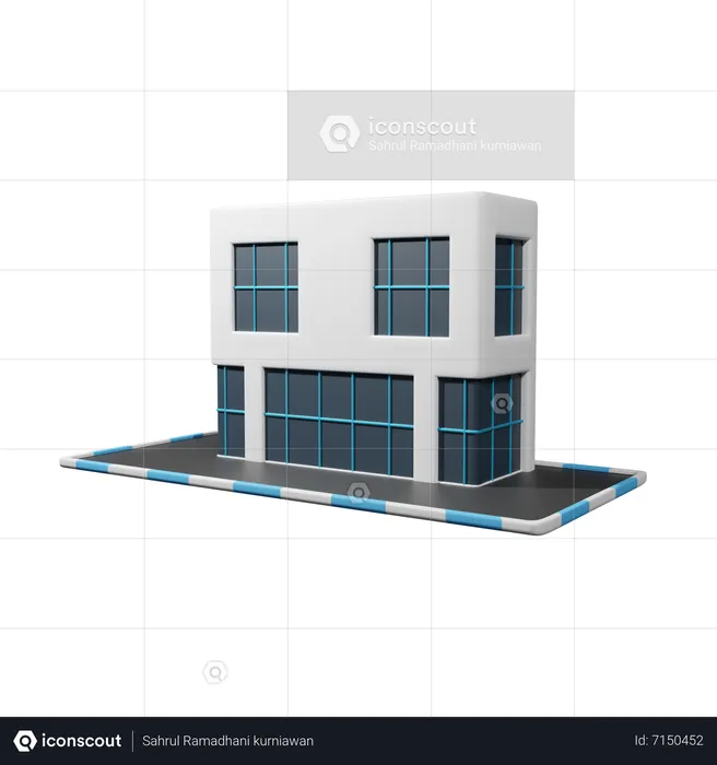 Bâtiment de l'entreprise  3D Icon