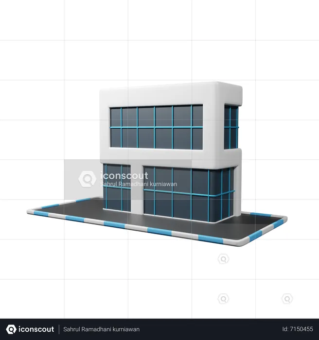 Bâtiment de l'entreprise  3D Icon