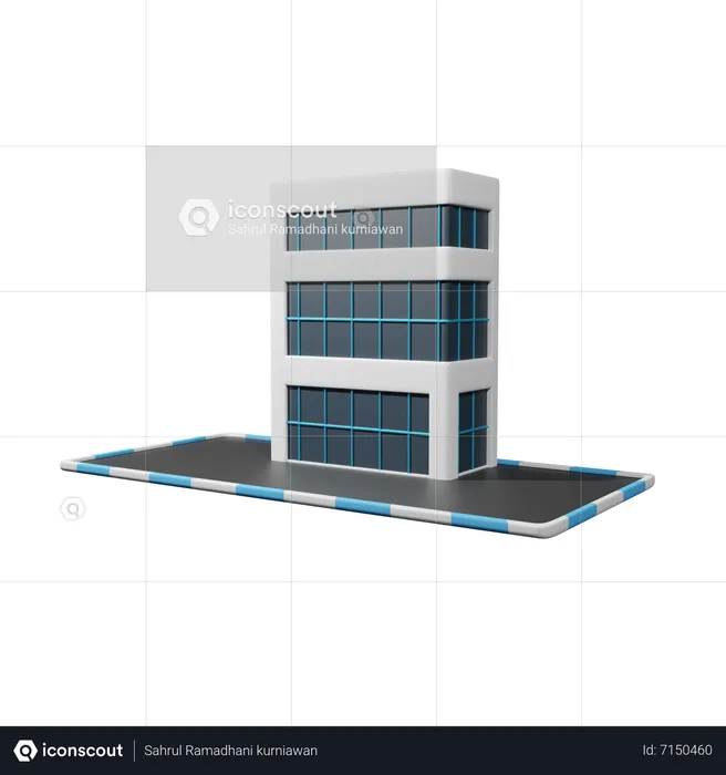 Bâtiment de l'entreprise  3D Icon