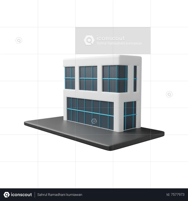 Bâtiment de l'entreprise  3D Icon