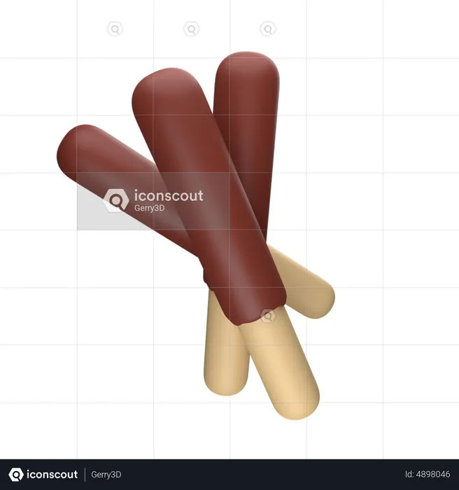 Bâton de chocolat  3D Icon