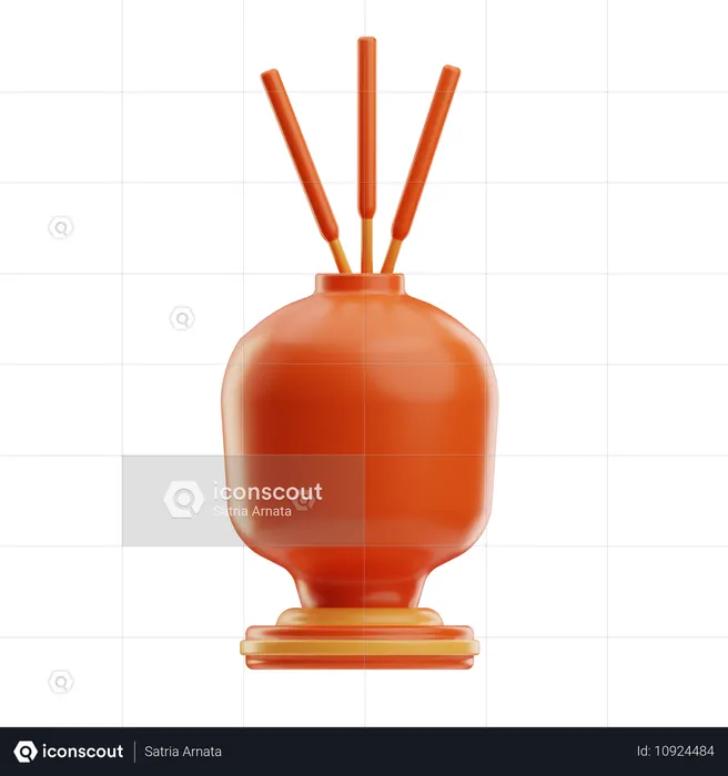 Bâton d'encens  3D Icon