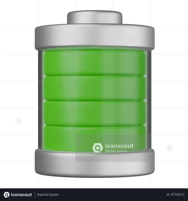 Batterie  3D Icon