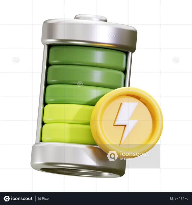 Batterie  3D Icon