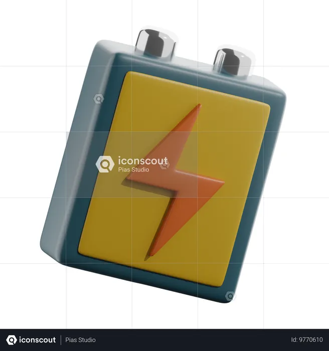 Batterie  3D Icon