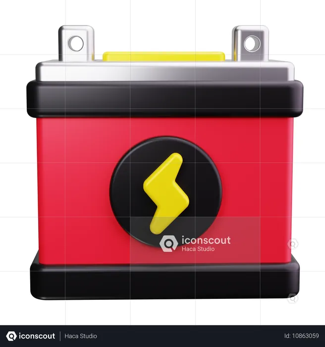 Batterie  3D Icon