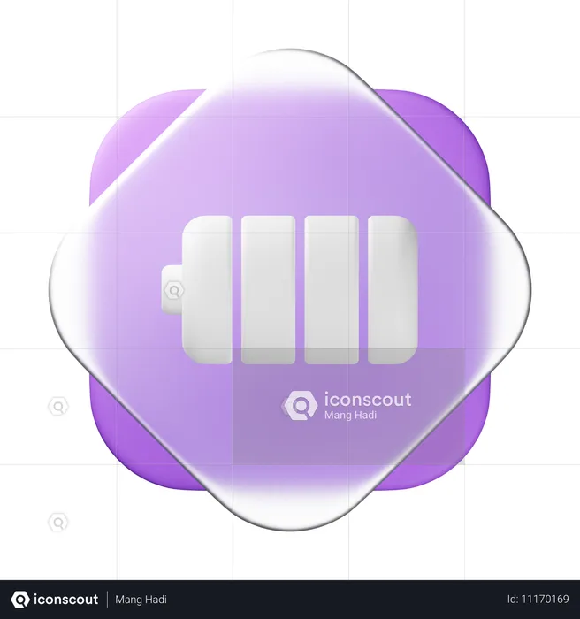 Batterie  3D Icon