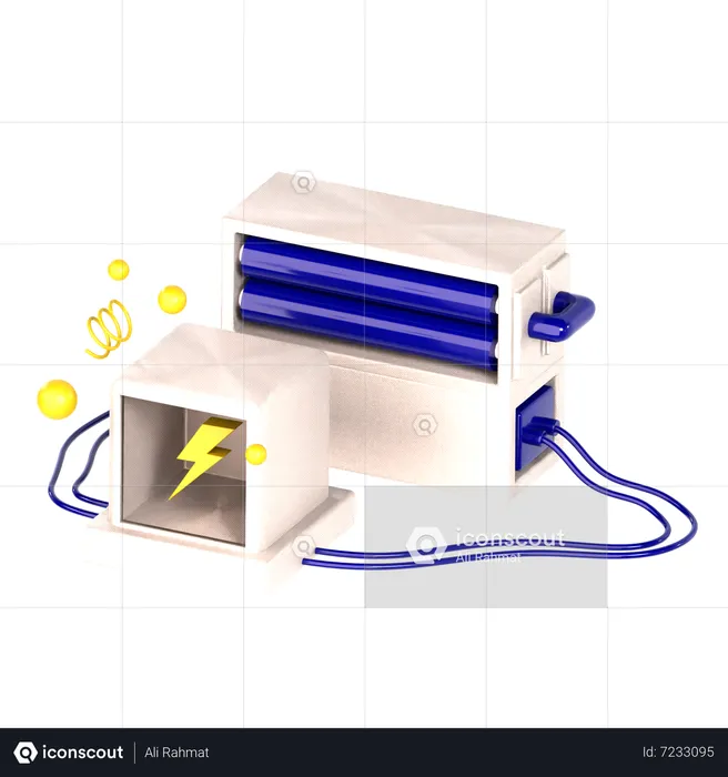 Batterie  3D Icon