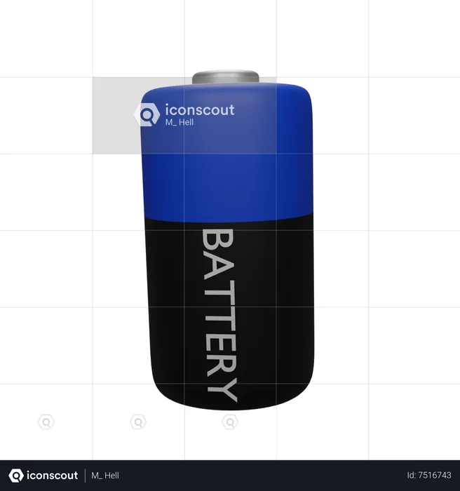 Batterie  3D Icon