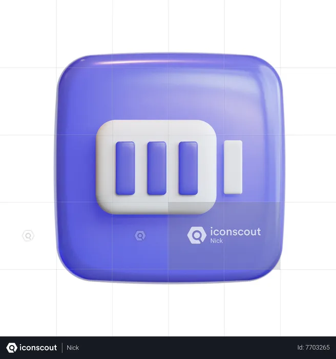 Batterie  3D Icon