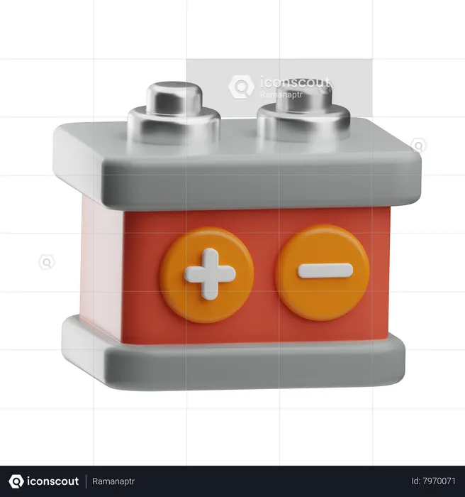 Batterie  3D Icon