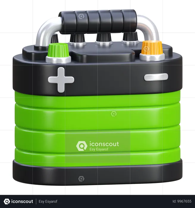 Batterie d'accumulateurs  3D Icon