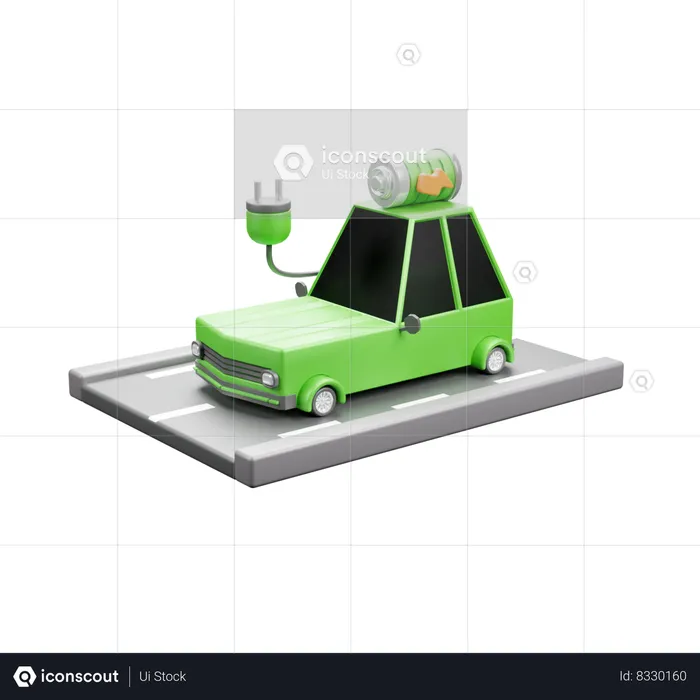 Batterie de voiture pleine  3D Icon